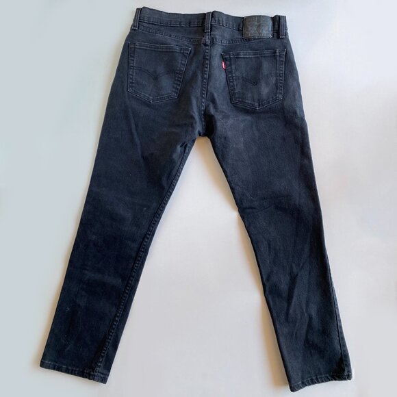 Levi's Premium Jeans 511 Men's Size W34 L30 Slim Fit Denim Black - Picture 7 of 10